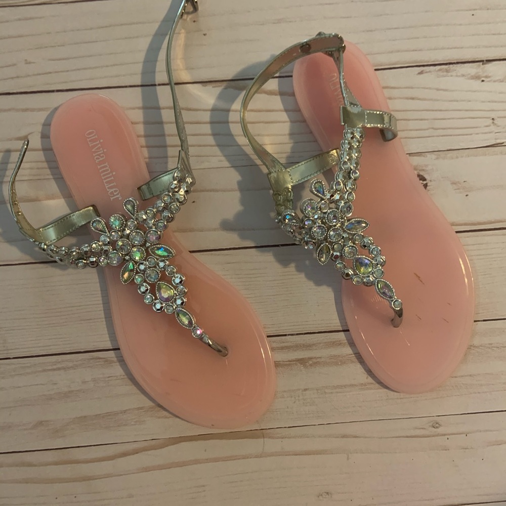 Rhine stone sandals